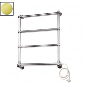 Полотенцесушитель электрический Margaroli Sole 542 BOX арт. 5424704GONB, золото (gold)