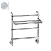 Полотенцесушитель электрический Margaroli Sole 554-3 с полкой BOX арт. 5544703SAPB, сатин