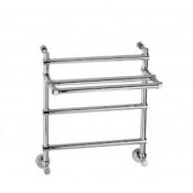 Полотенцесушитель электрический Margaroli Sole 554-3 с полкой арт. 5544703CRPC, хром