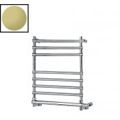 Полотенцесушитель электрический Margaroli Sole 564-8 ВОХ, арт. 5644708NGB, английское золото (English gold)