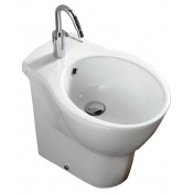 Биде Hatria Nido YXBU 01 напольное неплотно к стене