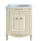 Тумба с раковиной Atoll Verona 65К 67*88 см, dorato/патина золото)