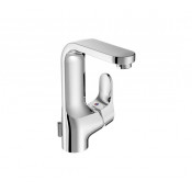 Смеситель Vidima ВАН (One) BA083AA для раковины с высоким фиксированным изливом без донного клапана, хром