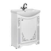 Тумба c раковиной Vod-ok Кармен 65 белый