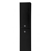 Пенал Bellezza LUSSO (ЛУССО) 35 L, напольный, цвет - черный, 35*185*32 см