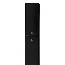 Пенал Bellezza LUSSO (ЛУССО) 35 L, напольный, цвет - черный, 35*185*32 см