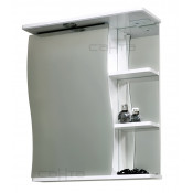 Зеркало СаНта Волна 50 101007 с подсветкой левое