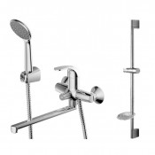 Смеситель Bravat Fit Cet F00416C для ванны c душевой стойкой