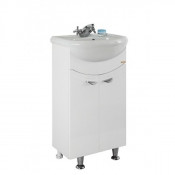 Тумба c раковиной Vod-ok Эльба 45 белый глянец