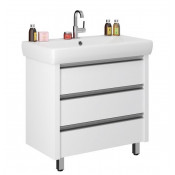 Тумба c раковиной Vod-ok Бридж 80 белый