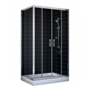 Душевой уголок Z2P+ZPV 190x80 01 01 цвет профиля - белый стекло - прозрачное