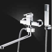 Смеситель Elghansa KUBUS 53B9741 для ванны с душевым комплектом