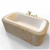 Ванна Migliore OLIVIA Podium ML.BLL-40.104 CR, встраиваемая в подиум, фурнитура хром, 174x80 см