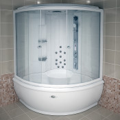 Душевой бокс Радомир Калифорния 155х155 см  с обычной крышей