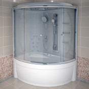 Душевой бокс Радомир Вирсавия Люкс 170х124,5 см с гидромассажем и паром (комплект 2) левосторонний
