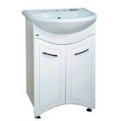 Тумба с раковиной Misty Уют 55 прямая Бабочка