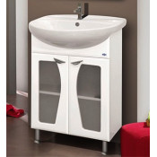 Тумба с раковиной Misty Антик 55 прямая стекло