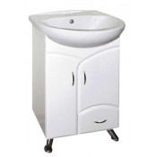 Тумба с раковиной Misty Антик 55 прямая с 1 ящиком