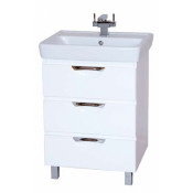 Тумба с раковиной Misty Жасмин 60 с 3 ящиками, плёнка