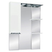 Зеркало-шкаф Misty Кристи 75, цвет белый, левый