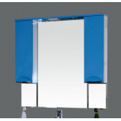 Зеркало-шкаф Misty Кристи 105, цвет голубой