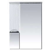 Зеркало-шкаф Misty Лорд 65, левый, цвет белый