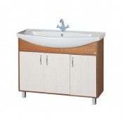 Тумба с раковиной Misty Лада 105, напольная