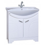 Тумба с раковиной Misty Сицилия 75 прямая