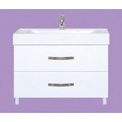 Тумба с раковиной Misty Виктория 110 с 2 ящиками