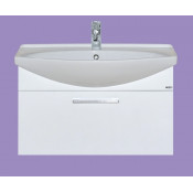 Тумба с раковиной Misty Веста 75 подвесная с 1 ящиком