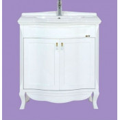 Тумба с раковиной Misty Дайна 85 прямая, цвет белый