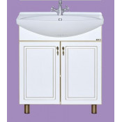Тумба с раковиной Misty Париж 75 прямая
