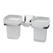 Стакан с держателем WasserKRAFT Wern K-2528D, двойной