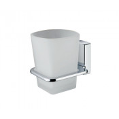 Стакан с держателем WasserKRAFT Leine K-5028