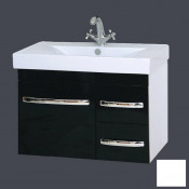 Тумба с раковиной Misty Эмилия 75, раковина-цвет белый