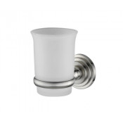 Стакан стеклянный с держателем WasserKRAFT Ammer K-7028