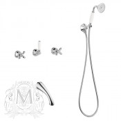 Смеситель Migliore Princeton Plus ML.PRP-8018СR для ванны/душа - хром