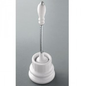 Ершик для туалета Devon&Devon Dorothy 2DOR417CR, белый/хром