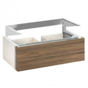 Тумба под раковину Keuco Edition 300 30384 386800, с раковиной 30380 310001 с 1 отверстием под смеситель