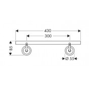 Поручень для ванной AXOR Starck 40830000