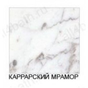 Ванна гидромассажная Jacuzzi AURA PLUS TOP арт. 9F43-535A/7204-00320, 180x150 см, версия с отделкой Белый каррарский мрамор