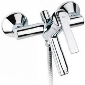 Смеситель Teka Inca арт. 5312212 для ванны и душа с душевым набором Базик