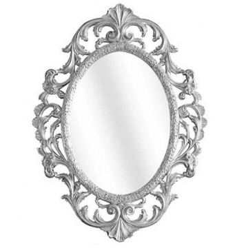 Зеркало фигурное Migliore арт.ML.COM-70.507, h105*L77*P4 см, серебро