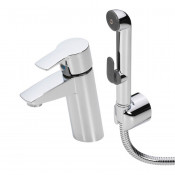 Смеситель Oras Cubista 2812 для раковины с гигиеническим душем