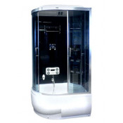 Душевая кабина Niagara Ultra NG-910-01L 120x80 с гидромассажем черный/тонированное