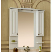 Зеркало с подсветкой Аллигатор CAPAN 130A(D), с двумя шкафчиками, 130*17*115 см