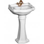 Раковина-тюльпан Migliore Bella ML.BLL-25.055.BL 55 cм с колонной тюльпана ML.BLL-25.107.BL