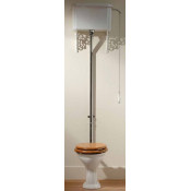 Унитаз с фурнитурой - хром