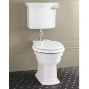 Унитаз с фурнитурой - хром