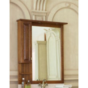 Зеркало с подсветкой Аллигатор CAPAN 110L(D), с двумя шкафчиками, 110*17*115 см